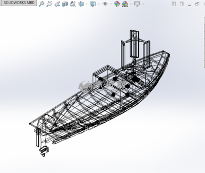 风力为动力的小船
