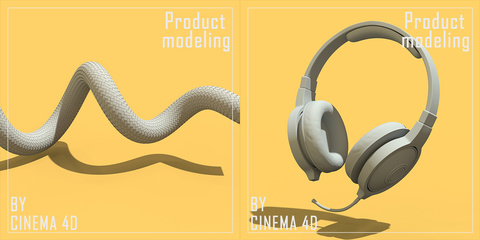 C4D产品建模渲染作品集 模型设计的艺术与技巧